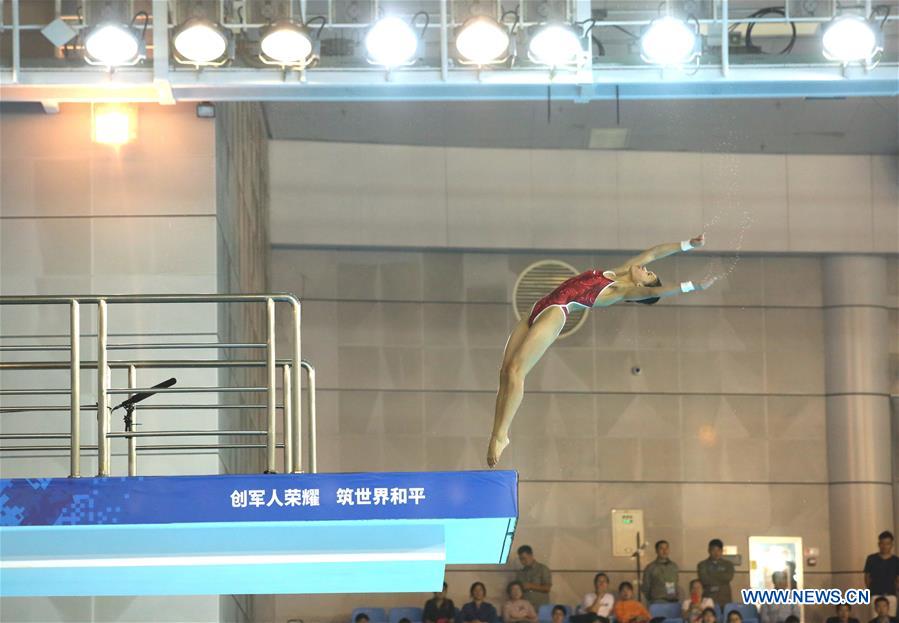 (SP)CHINA-WUHAN-7TH MILITARY WORLD GAMES-DIVING