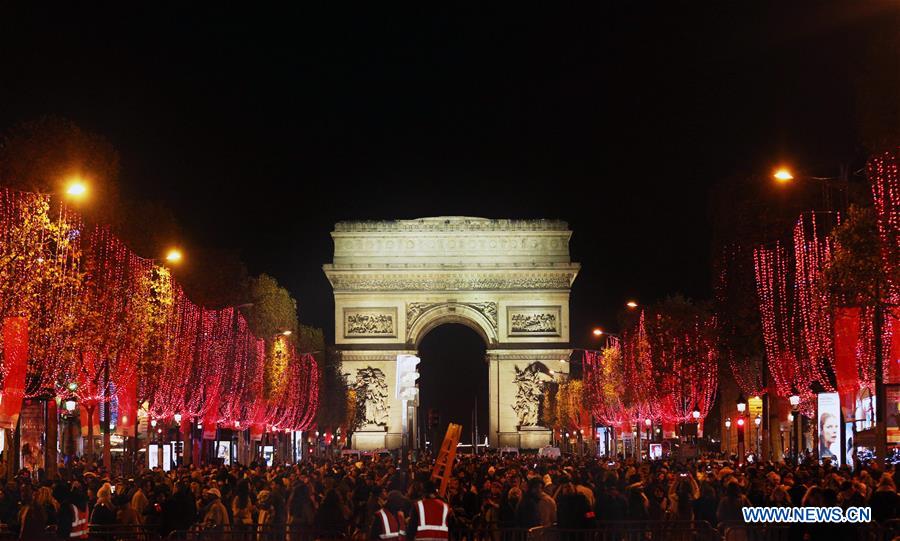 FRANCE-PARIS-CHAMPS-ELYSEES-CHRISTMAS ILLUMINATIONS