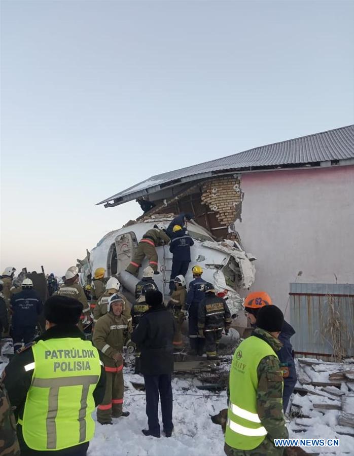 KAZAKHSTAN-NUR-SULTAN-PLANE-CRASH