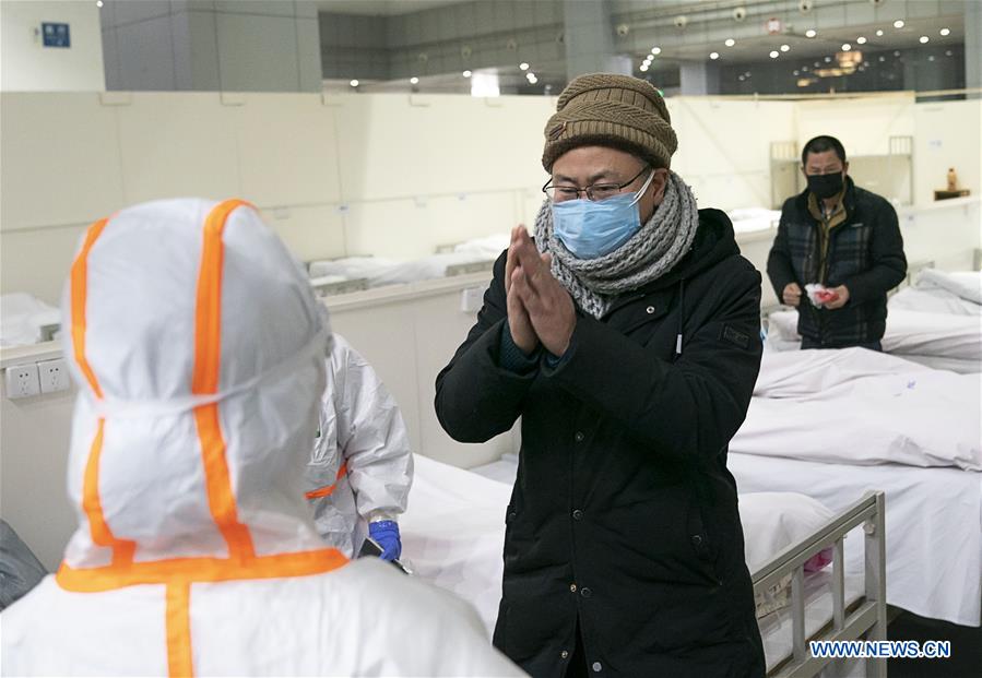 CHINA-HUBEI-WUHAN-MAKESHIFT HOSPITAL-PATIENTS (CN)