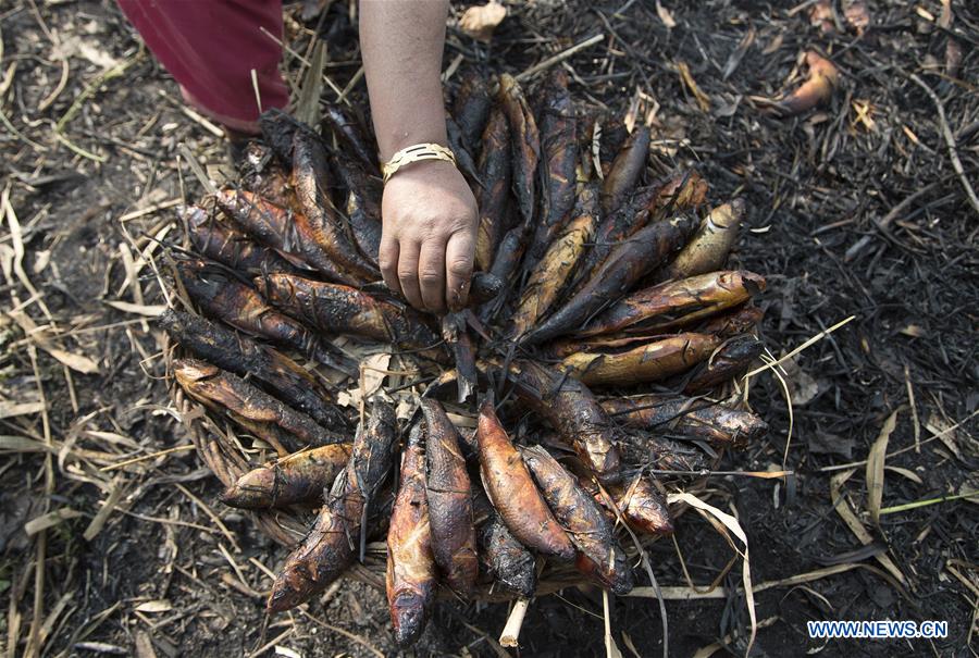 INDIA-KASHMIR-SRINAGAR-SMOKED FISH