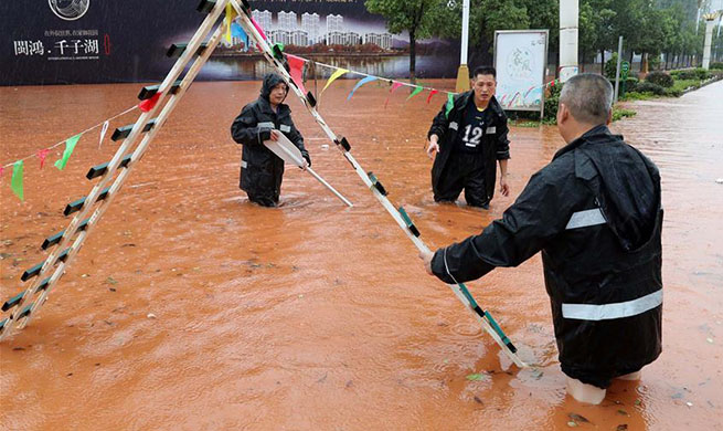 Heavy rain continues to batter many provinces of China