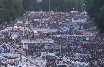 Castro and Diaz-Canel lead massive May Day rally in Havana